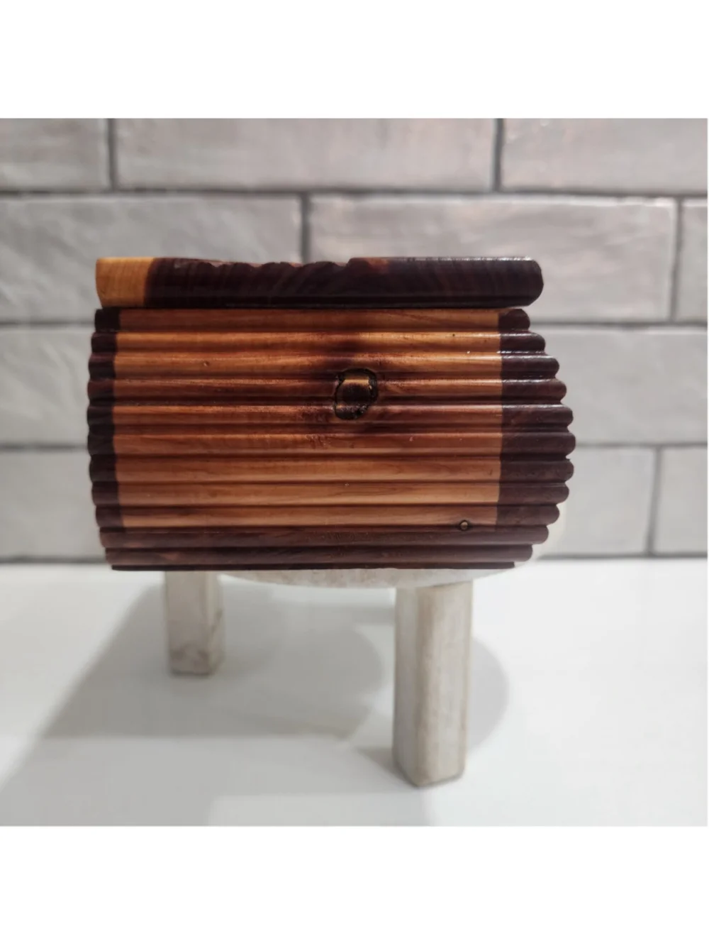 Vintage Gulf Shores Alabama Aromatic Cedar Keepsake Box Souvenir Trinket Box